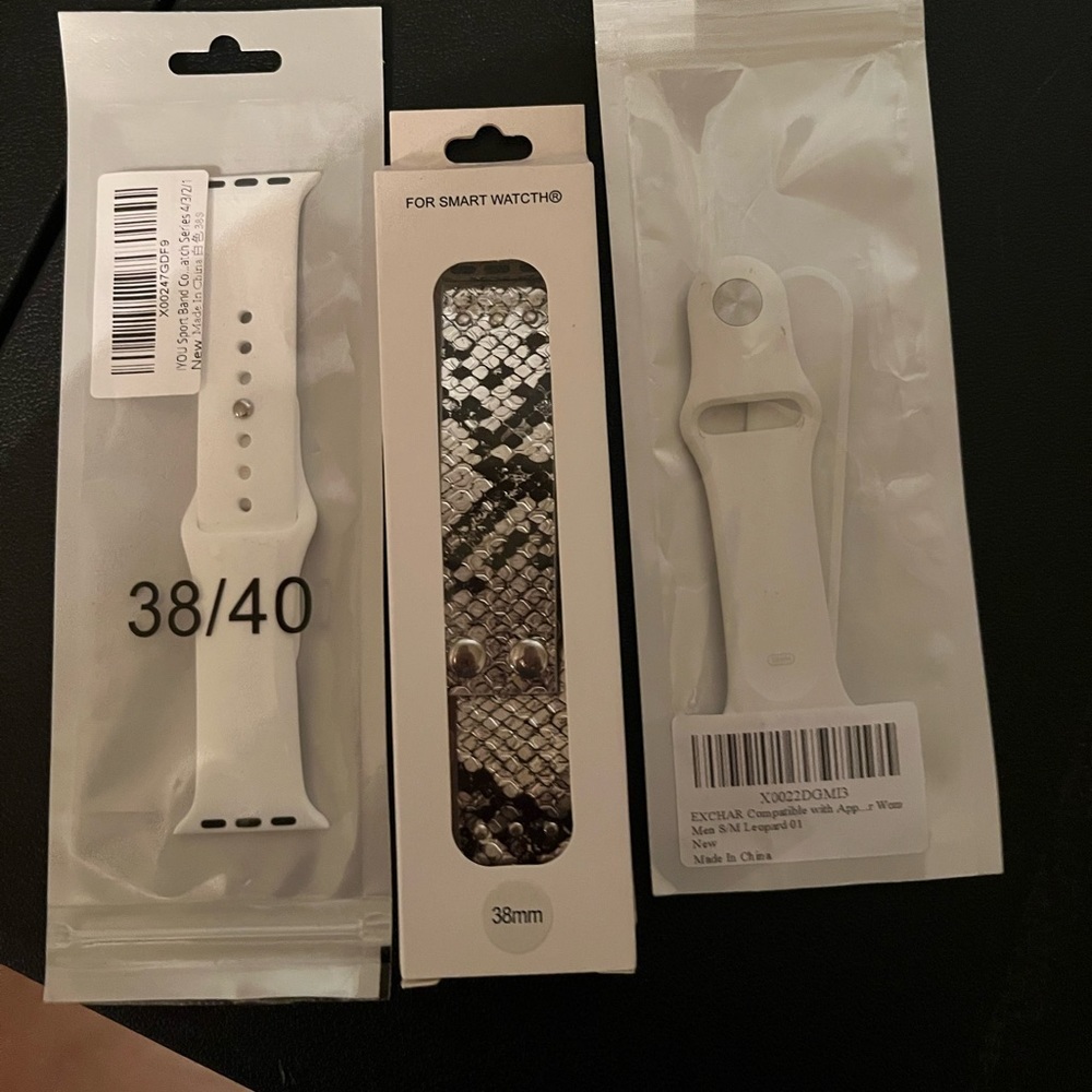 Apple Watch bands lot 38 mm
